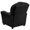 Flash Furniture Kids Recliner, 25" to 39" x 28", Upholstery Color: Black BT-7950-KID-BK-LEA-GG - alternate 9